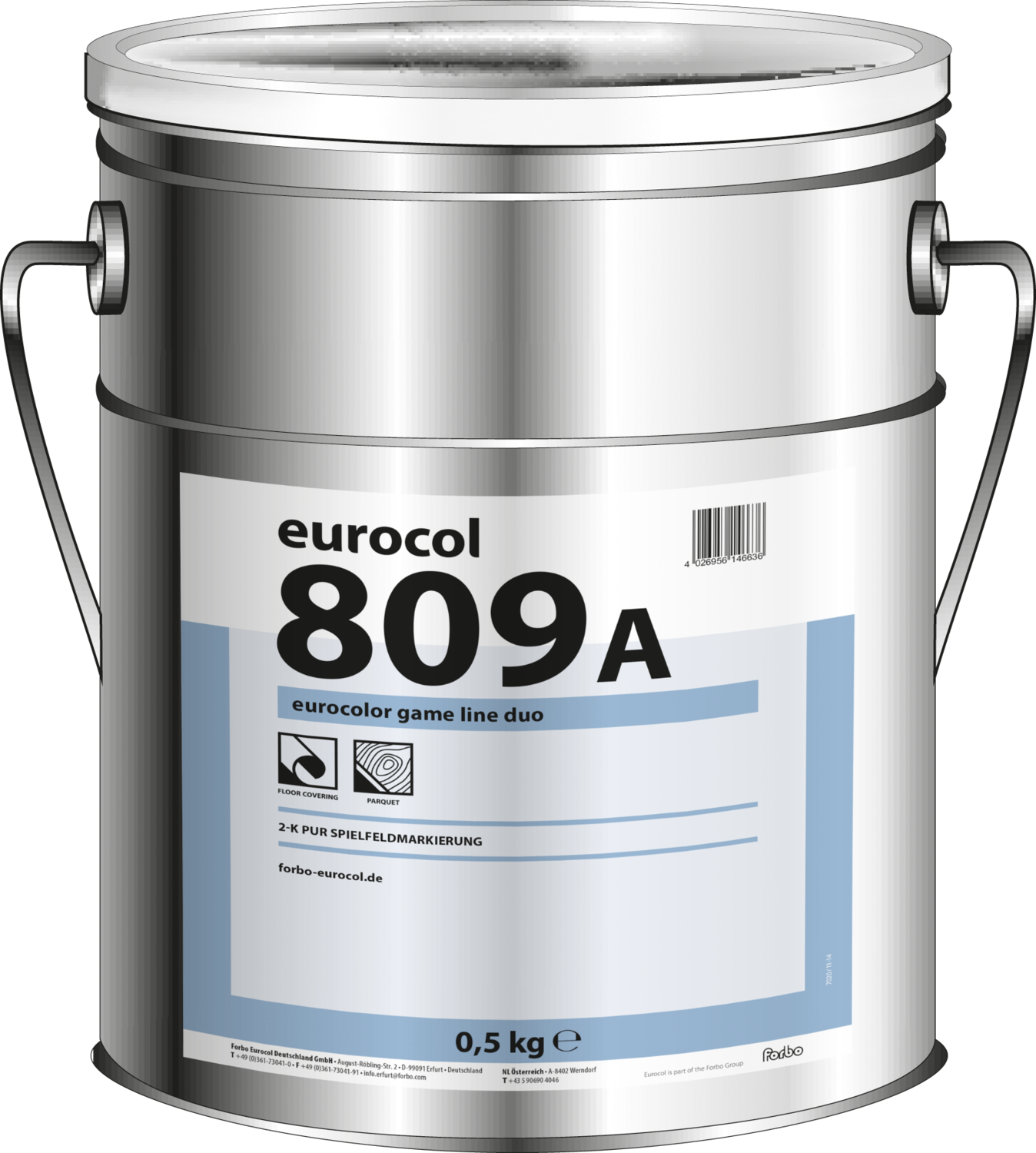 Краска для разметки Eurocol 809 А Eurocolor Game Line Duo